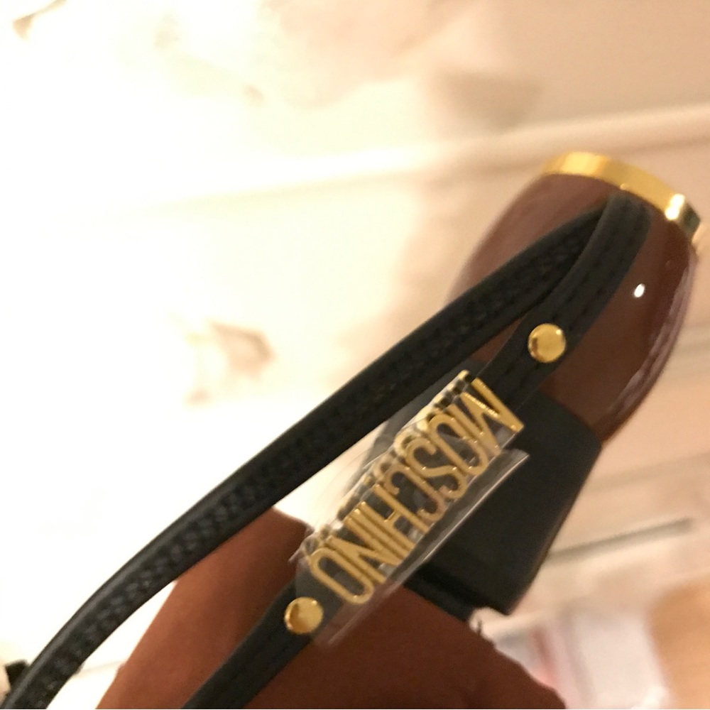 MOSCHINO Logo Automatic Folding Umbrella - Picture 8 of 8
